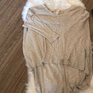 High low sweater never worn NWOT